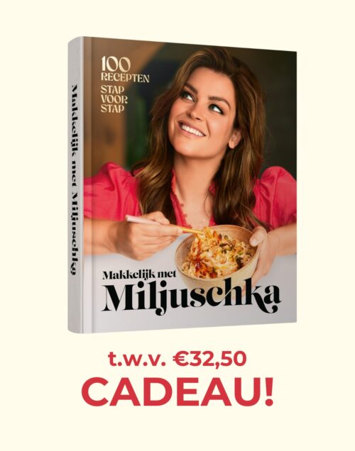 Magazine abonnement + kookboek Makkelijk met Miljuschka cadeau
